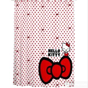 Hello Kitty 13 Piece Bathroom Shower Curtain with Hook Set 70 x 72